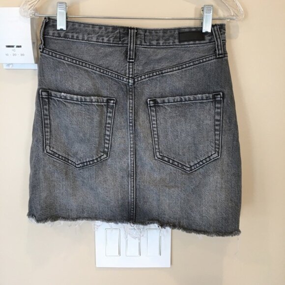 Abercrombie  Fitch High- Waisted Denim Mini Skirt - Picture 2 of 4